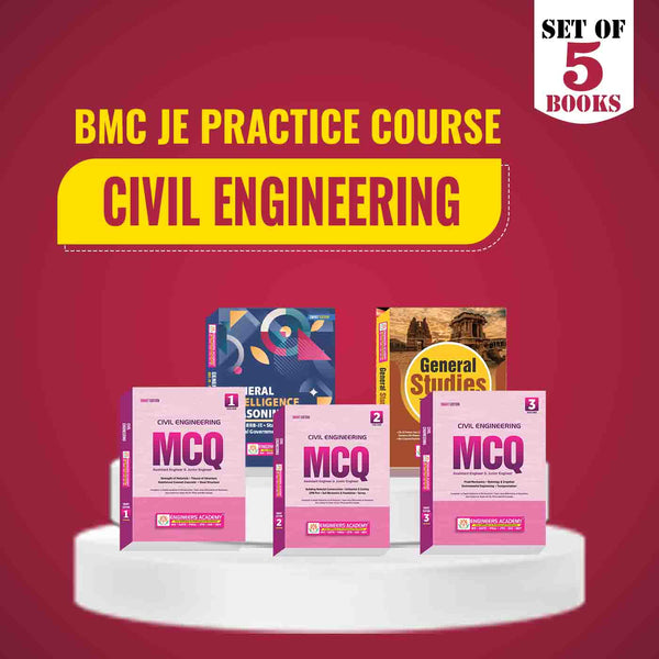 BMC Sub Engineer Special Practice Combo Set of 5 Books For Civil Engineering Exam 2025 Latest Edition
