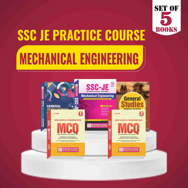 SSC JE Mechanical Engineering 2025: Practice Combo Set of 5 Books (Latest Edition)
