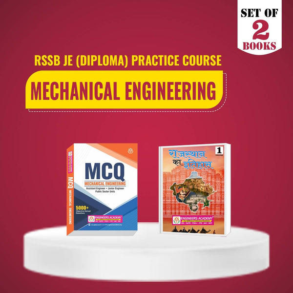 RSSB -JE Special Practice Combo Set of 2 Books For Mechanical  Engineering (Diploma) Exam