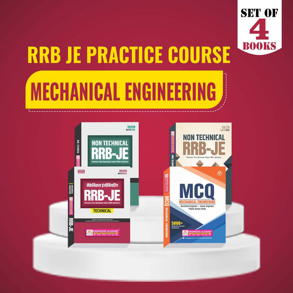 RRB-JE Special Practice Combo Set of 4 Books For Mechanical Engineering Exam