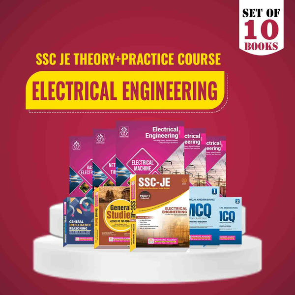 SSC JE Electrical Engineering 2025: Theory & Practice 10 Books Combo Set (Latest Edition)