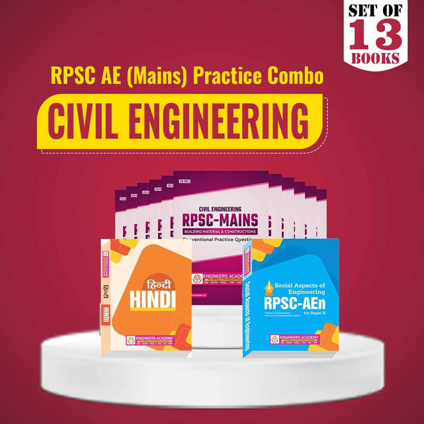 RPSC AE Mains Practice Combo Civil Engineering