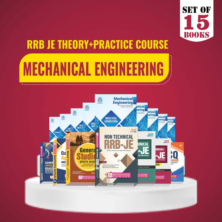 Engineering Exercise Book RRB JE Mechanical Engineering: Theory & Practice Combo Set of 15 Books ...