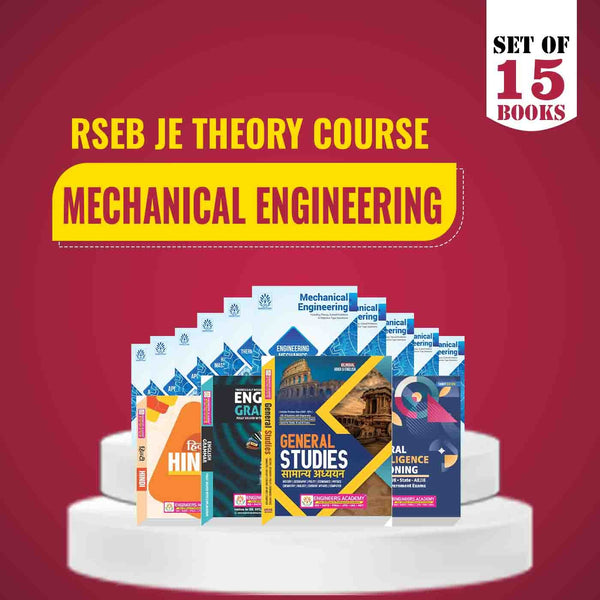 RSEB AE/JE Special Theory Combo Set of 15 Books For Mechanical Engineering Exam 2025 Latest Edition
