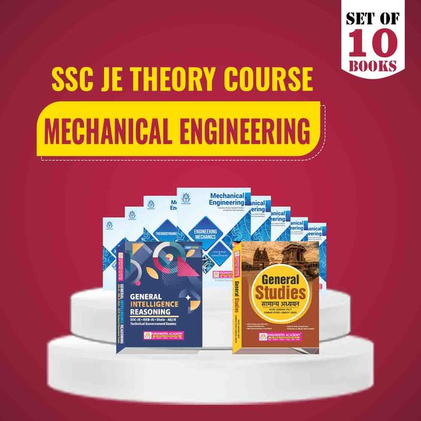 SSC-JE Special Theory Combo Set of 10 Books For Mechanical  Engineering Exam 2025 Latest Edition