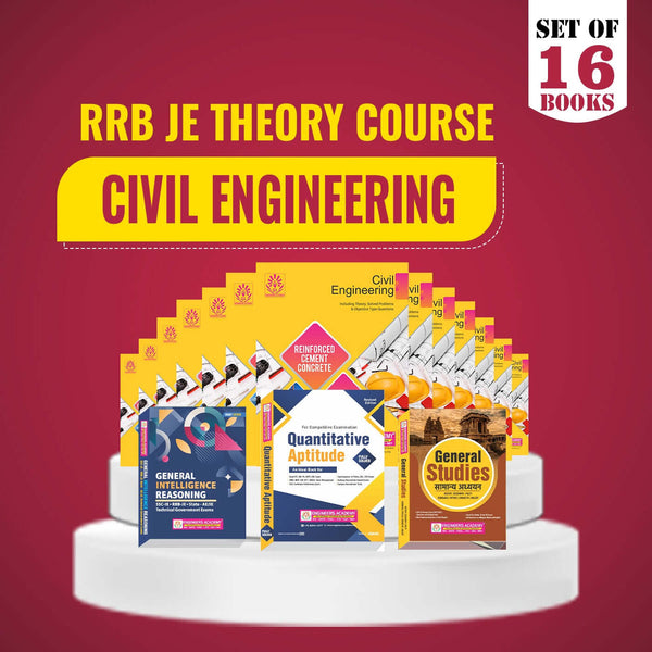 RRB-JE  Special Theory Combo Set of 16 Books For Civil Engineering Exam