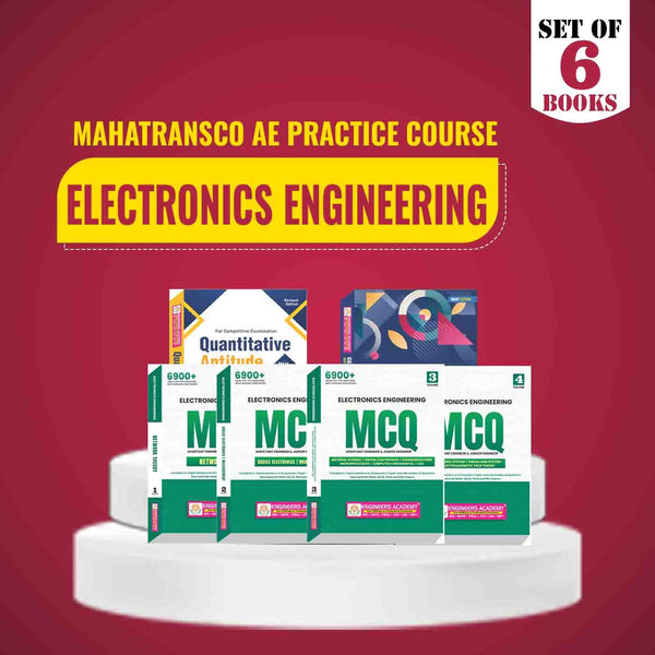 MAHATRANSCO Special Practice Combo Set of 6 Books For Electronics Engineering Exam 2025 Latest Edition