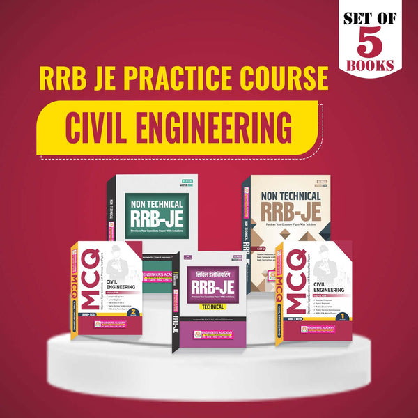 RRB-JE Special Practice Combo Set of 5 Books For Civil Engineering Exam