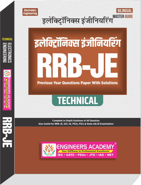 RRB JE Electronics Engineering Previous Year Solved Papers ( Master Guide )