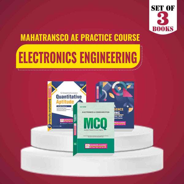 MAHATRANSCO Special Practice Combo Set of 3 Books For Electronics Engineering Exam 2025 Latest Edition