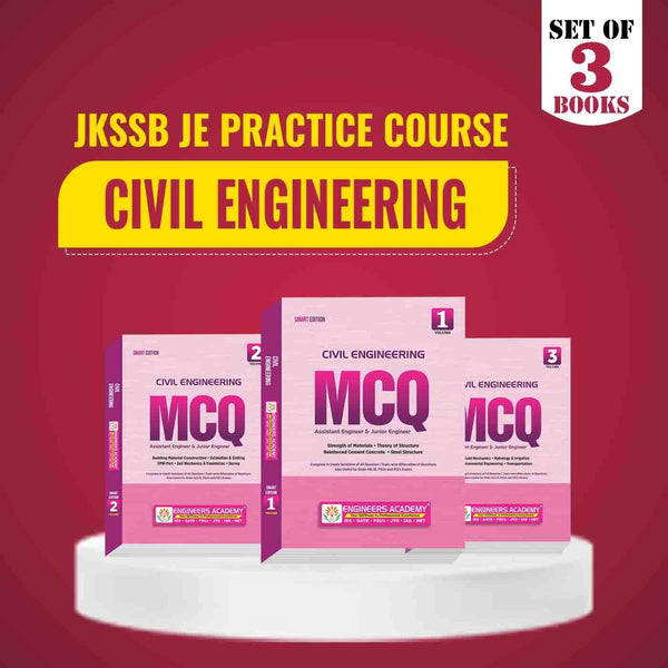 JKSSB Special Practice Combo Set of 3 Books For Civil Engineering Exam 2025 Latest Edition
