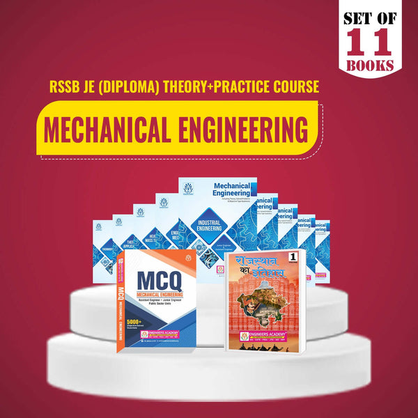RSSB -JE Special Theory + Practice Combo Set of 11 Books For Mechanical  Engineering (Diploma) Exam