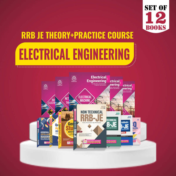 RRB-JE  Special Theory + Practice Combo Set of 12 Books For Electrical Engineering Exam