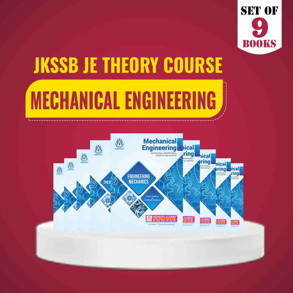 JKSSB JE Mechanical Engineering: Theory Combo Set of 9 Books (Latest Edition)