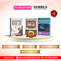 RRB JE CBT-2 Electronics Engineering Complete MCQ Practice Set (Technical + Non-Technical) | 3 Books Combo
