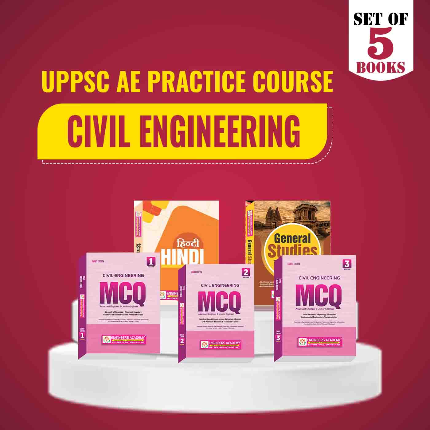 Pps Book UPPSC AE Special Practice Combo Set of 5 Books For Civil Engineering ...