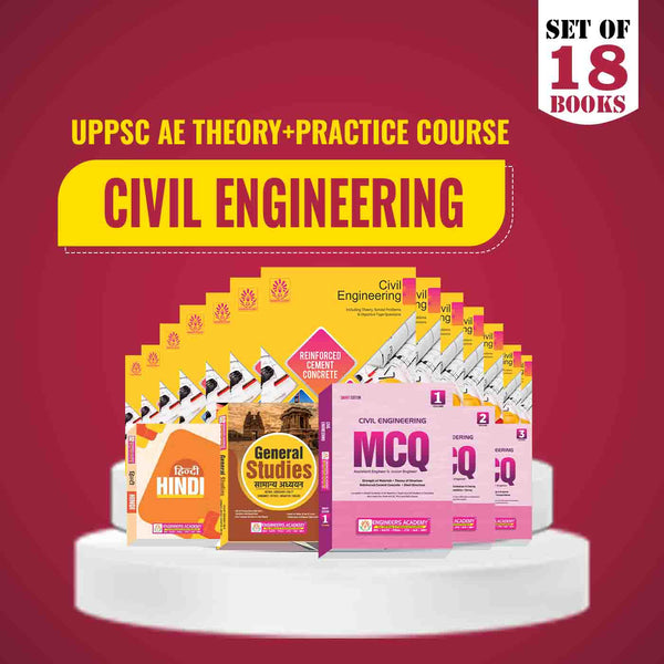 UPPSC -AE Special Theory + Practice Combo Set of 18 Books For Civil Engineering  Exam