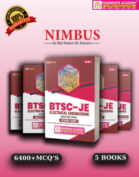 BTSC JE ELECTRICAL MCQ COMBO AND SHORT NOTES (SET OF 5 BOOKS)