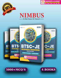 BTSC JE MECHANICAL MCQ COMBO AND SHORT NOTES (SET OF 4 BOOKS)